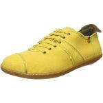 Sneakers larghezza E scontate casual gialle numero 39 con stringhe per Donna El Naturalista El Viajero 