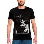 Magliette & T-shirt nere XXL di cotone con scollo rotondo per Uomo Elbenwald Dragon Ball 