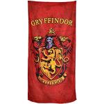 Elbenwald Harry Potter Beach Asciugamano con Grifondoro Case Stemma Motivo Motivo 90x180cm rosso