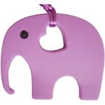 Elefante Giocattolo Dentaruolo In Silicone Senza BPA perlLa Dentizione, 12 Colori (viola)