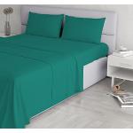 Lenzuola matrimoniali verdi 170x200 cm in microfibra sostenibili Italian Bed Linen 