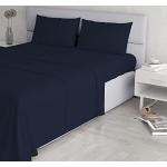 Lenzuola matrimoniali blu scuro 170x200 cm in microfibra sostenibili Italian Bed Linen 
