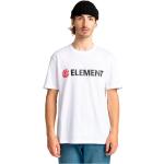 Magliette & T-shirt scontate bianche S di cotone Bio mezza manica con scollo rotondo per Uomo Element 