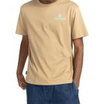 Magliette & T-shirt scontate gialle S di cotone Bio mezza manica con scollo rotondo per Uomo Element 
