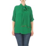 Magliette & T-shirt scontate verdi XXL in viscosa con scollo a V con scollo a V per Donna ELENA MIRÒ 