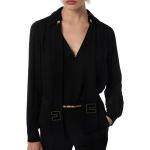 Camicie scontate nere S in velluto per Donna Elisabetta Franchi 
