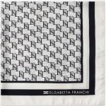 Sciarpe nere in twill stampate per Donna Elisabetta Franchi 