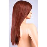 Parrucche sintetiche rosso ciliegia naturali per capelli sintetici 