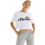 Magliette & T-shirt scontate classiche bianche XL di cotone mezza manica con manica corta per Donna Ellesse Alberta 