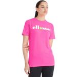 Magliette & T-shirt scontate casual rosa fluo L mezza manica con manica corta per Donna Ellesse 