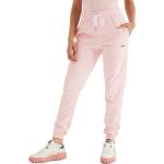 Pantaloni scontati rosa XL di cotone da jogging per Donna Ellesse 