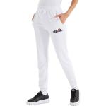 Pantaloni scontati bianchi L di cotone da jogging per Donna Ellesse 