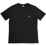 Magliette & T-shirt nere M di cotone mezza manica ricamate per Uomo Ellesse 