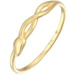 Anelli gialli 12 mm in oro con serpente per Donna da 9 carati Elli 