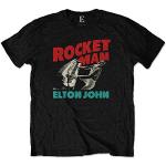 Elton John Maglietta Ufficiale Rocketman con Logo