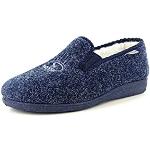 Pantofole blu numero 41 per Uomo Emanuela 