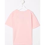 Magliette & T-shirt rosa XL in jersey con perline mezza manica con scollo rotondo per Donna Moschino Kids 