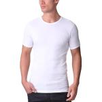 Magliette & T-shirt bianche M taglie comode di cotone oeko-tex sostenibili mezza manica con scollo rotondo per Uomo Eminence 