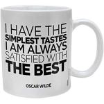 Empire Merchandising 637147 Motivazionale Oscar Wilde The Best Tazza in Ceramica Dimensioni, Diametro 8,5 cm, Altezza 9,5 cm