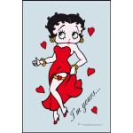 Empire – Poster – Betty Boop I' m Yours – Dimensioni (cm), ca. 20 x 30 – Specchio Stampato Specchio da Parete con Cornice in plastica Effetto Legno Nero Stampato