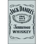 Empire 537720 Jack Daniels Whiskey Logo 2 - Quadro su Vetro Stampato con Cornice in plastica Effetto Legno - Misura 20 x 30 cm