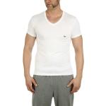 Magliette & T-shirt scontate bianche S in poliammide con scollo a V mezza manica con scollo a V per Uomo Emporio Armani 