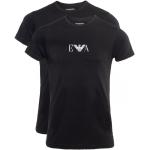 Magliette & T-shirt scontate nere S lavabili in lavatrice mezza manica con manica corta per Uomo Emporio Armani 