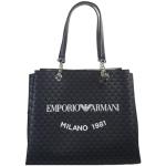 Shopping bags nere in similpelle per Donna Emporio Armani 