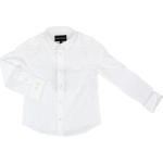 Camicie bianche di cotone per bambino Emporio Armani di Mclabels.com 