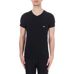 Magliette & T-shirt scontate nere XL di cotone con scollo a V per Uomo Emporio Armani 