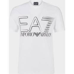 Emporio Armani EA7 T-Shirt Logo Oversize Bianco Uomo EAPJFFZ-3LPT20-1100-G7A-S