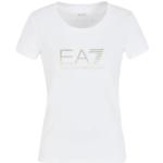 Magliette & T-shirt bianche M di cotone mezza manica con manica corta per Donna Emporio Armani 