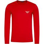 Magliette & T-shirt rosse L a girocollo manica lunga con scollo rotondo per Uomo Emporio Armani 