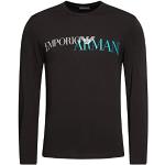 Magliette & T-shirt nere S manica lunga con scollo rotondo per Uomo Emporio Armani 