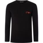 T-shirt pigiama scontate nere XL per Uomo Emporio Armani 