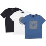 T-shirt manica corta di cotone tinta unita mezza manica 3 pezzi per bambino Emporio Armani di YOOX.com con spedizione gratuita 