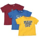 T-shirt manica corta ocra di cotone tinta unita mezza manica 3 pezzi per neonato Emporio Armani di YOOX.com con spedizione gratuita 