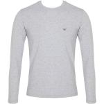 Magliette & T-shirt Slim Fit scontate grigie L di cotone per Uomo Emporio Armani 