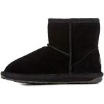 Scarpe invernali larghezza E nere numero 24 in pelle di camoscio per bambini Emu 