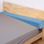 Testate blu di legno per letto 