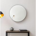 Heilmetz Specchio rotondo da parete, diametro 60 cm, specchio da