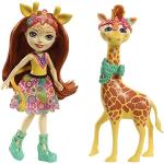 Enchantimals, Bambola Gillian Giraffa con Animale,