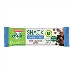 EnerZona Snack Balance Crunchy Choco Barretta Cioccolato Fondente, 33g