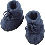 Engel 100% lana merino pile stivaletti neonato scaldamuscoli calzini 57 5582 (1, blu melange)