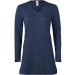 Magliette & T-shirt blu navy S di lana Bio manica lunga con manica lunga per Donna Engel 