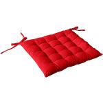 Cuscini rossi 38x38 cm di cotone per sedie 