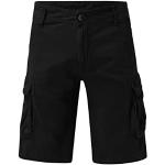 Pantaloni militari neri XL taglie comode impermeabili da running per Uomo 