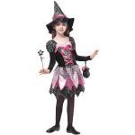 EOZY-Principessa Vestito Cospaly Bambina Carnevale Abito da Magico Strega Rosa (Petto 70-80cm)