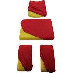 Ergositting Set Fodere elasticizzate colore Rosso per sedia ergonomica - 4 pezzi (sedile + schienale + 2poggiaginocchia)