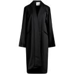 Cappotti classici neri M in poliestere tinta unita manica lunga per Donna Erika Cavallini Semi-couture 
